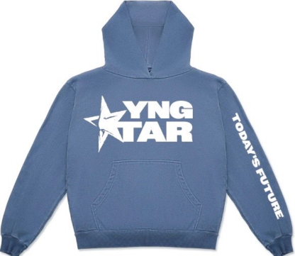 YNG STAR Blue Hoodie